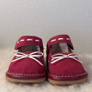 Chic Kids Moccasins in Red and White